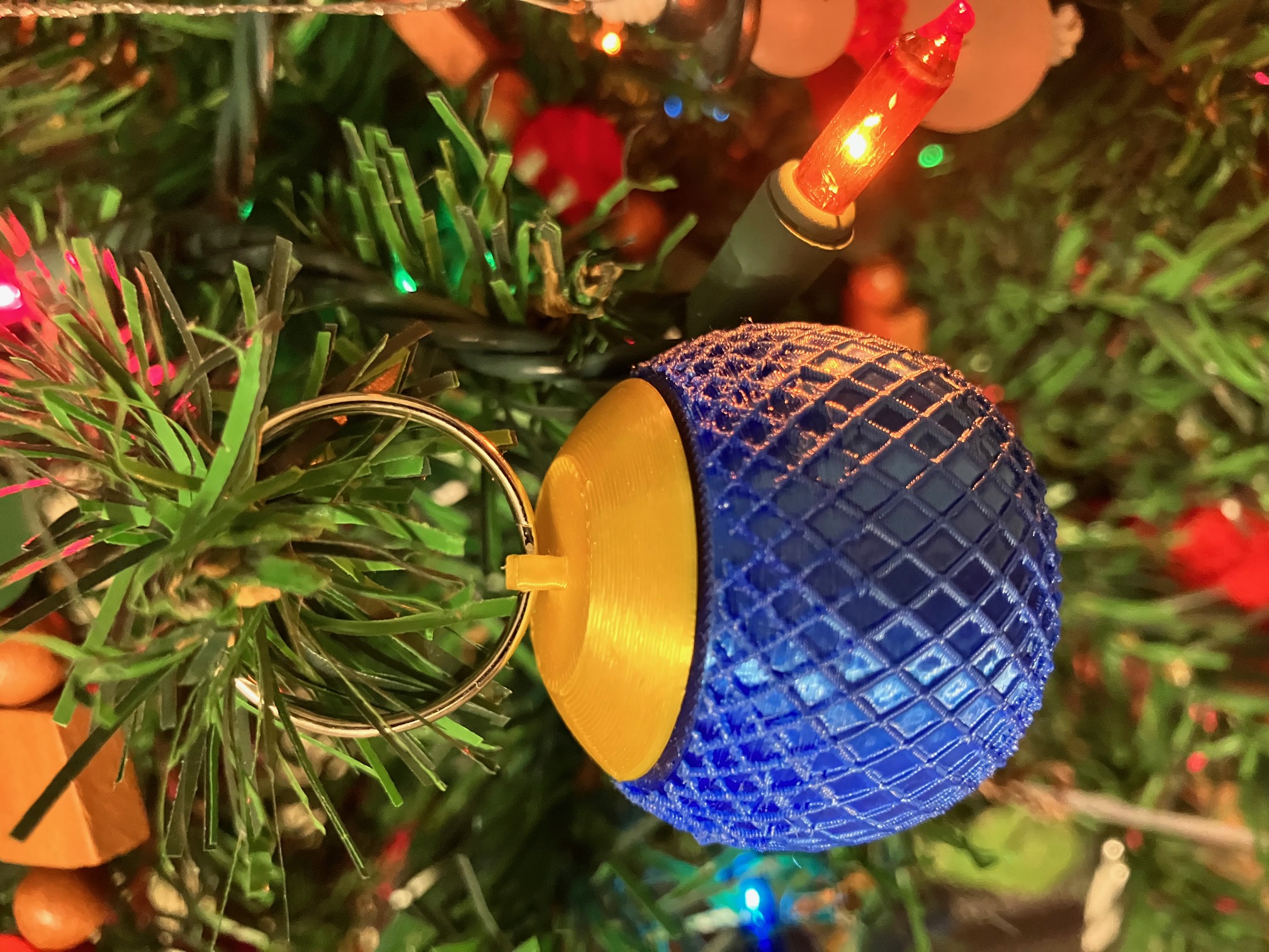 Ball Fidget Spinner cap with hanging loop