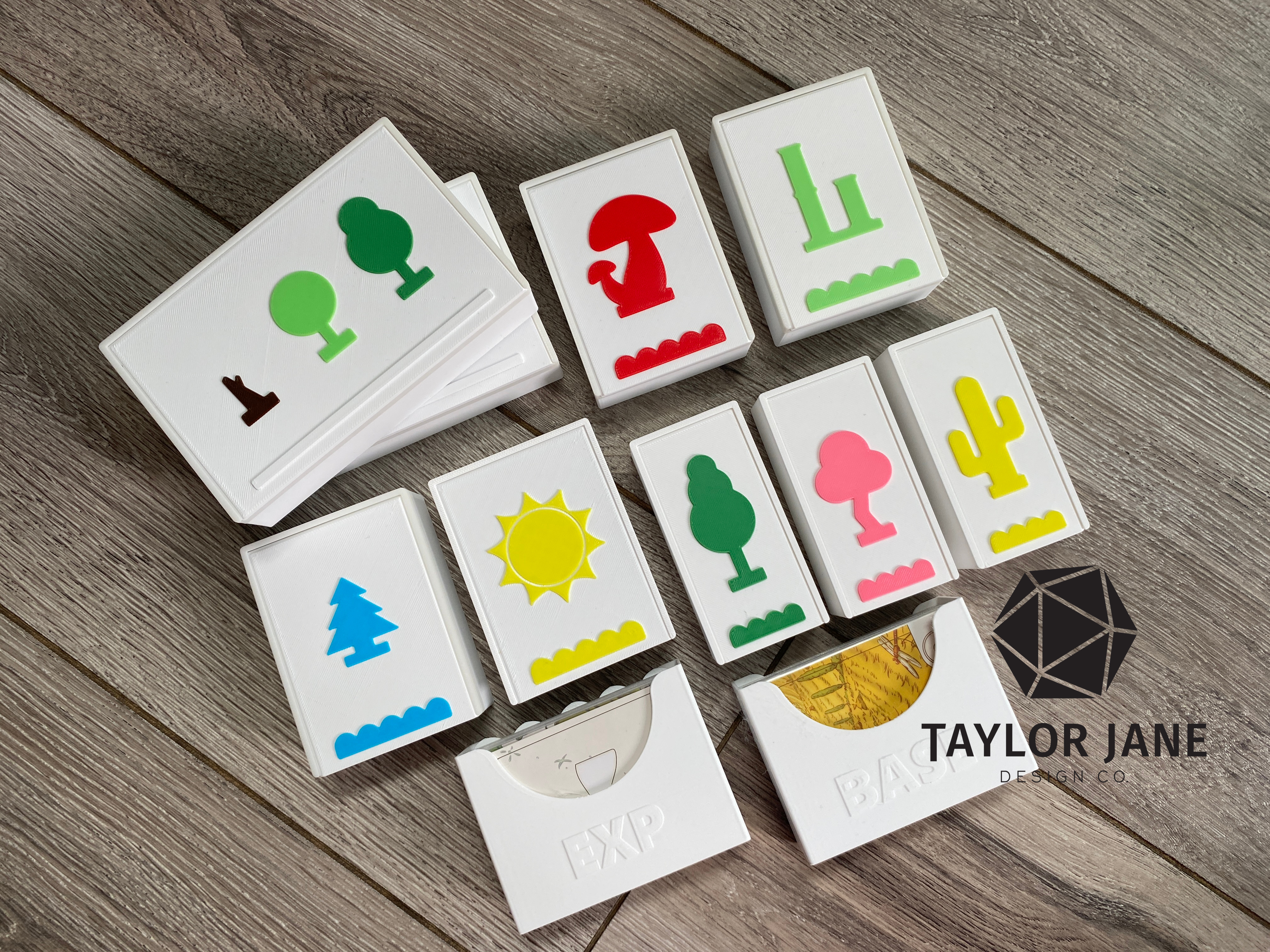 Evergreen + 3 Expansions Compatible Board Game Insert