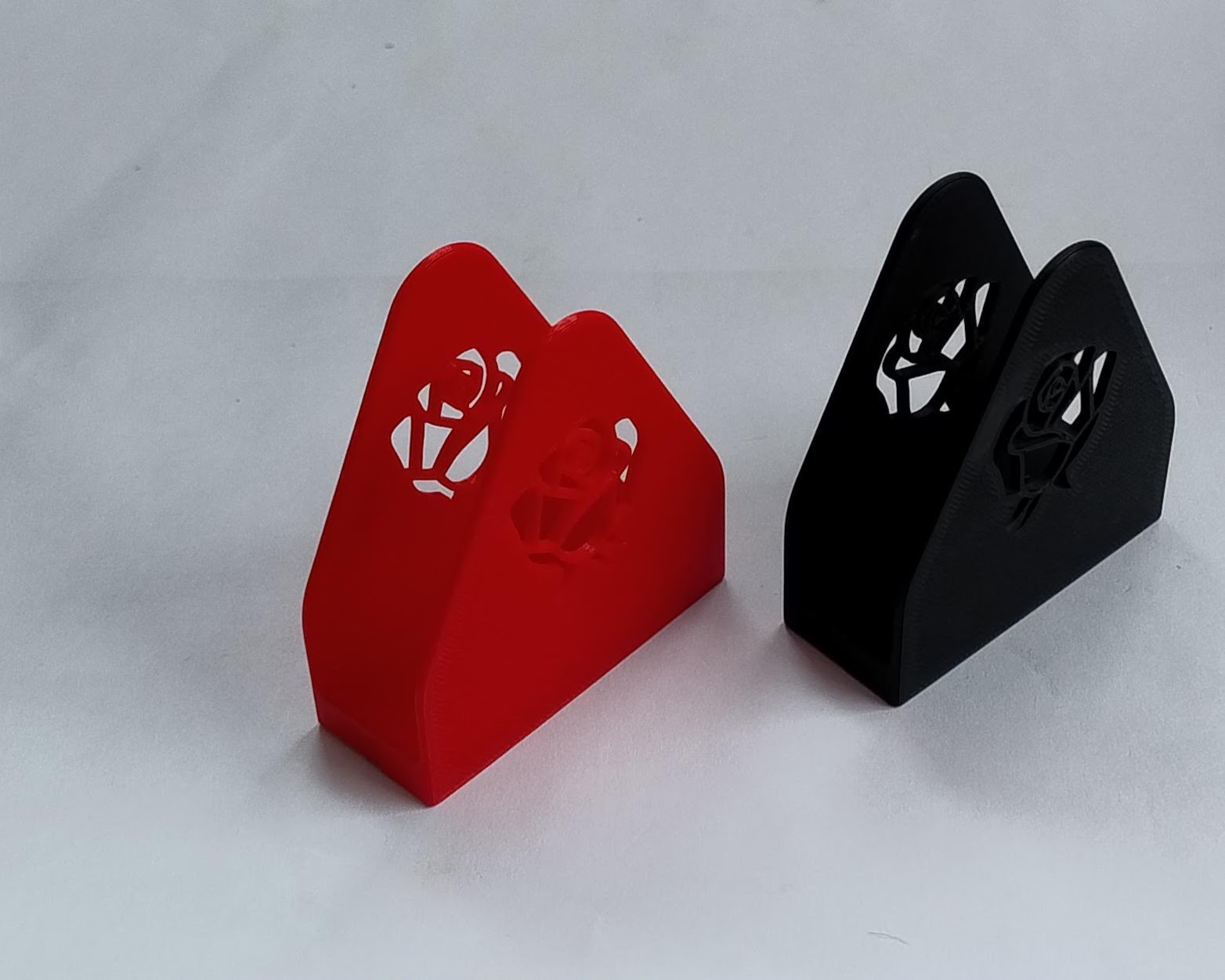 Serviettenständer Rose und Herz / stand or holder for napkins  (easy to print), nicht nur für den Valentinstag — miniatura 11