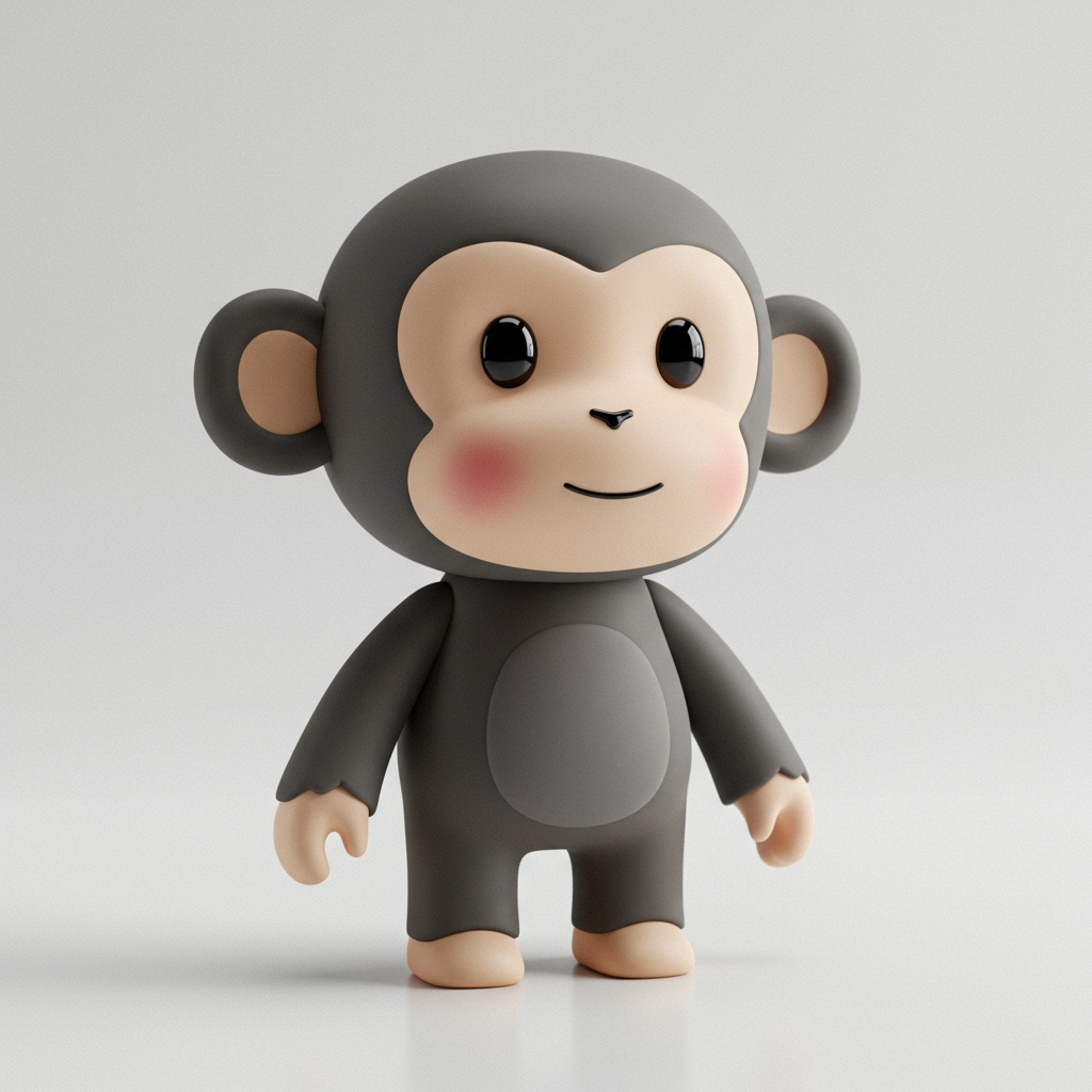 Monkey Cute Animal Toys for Kids [YAMSASO DESIGN]