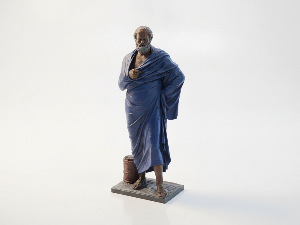 Sophocles Classical Greek Philosopher Statue 3D Printable