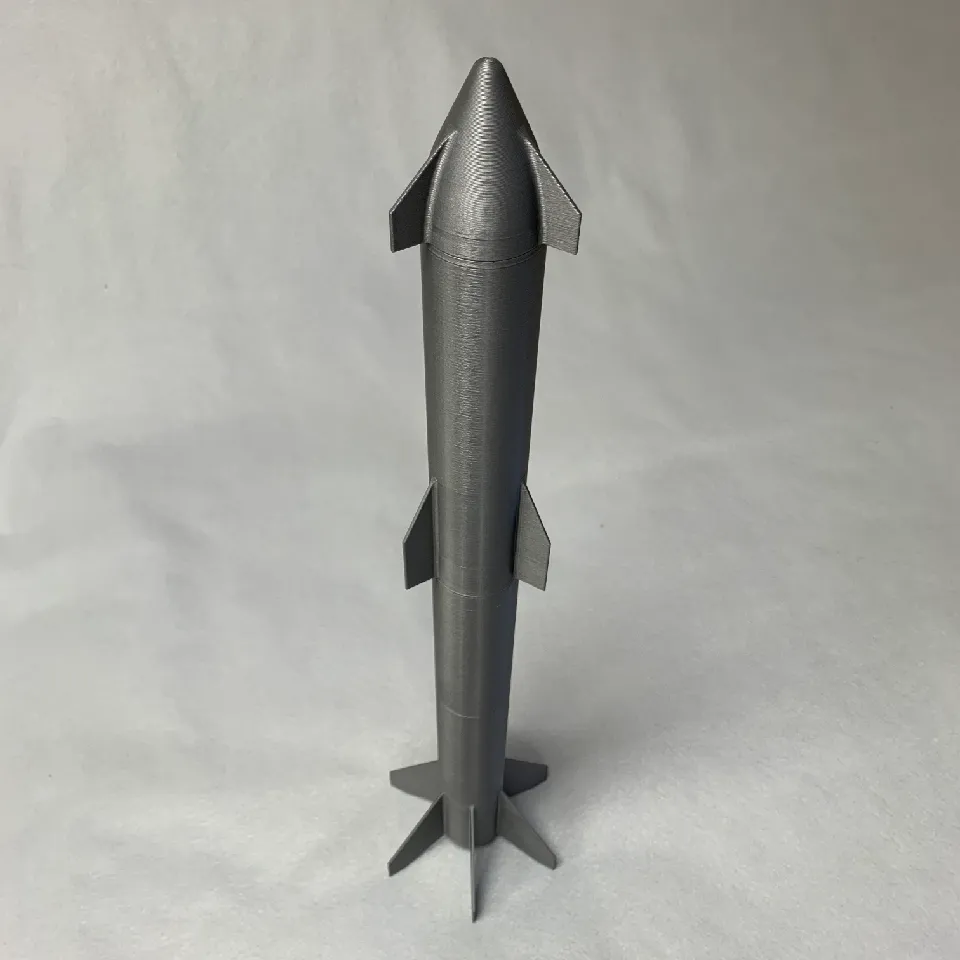 Starship Style Model Rocket v2 by TperroneDesign | Download free