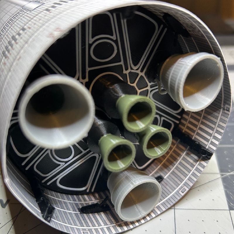 Starship Block 2 engine section by AXM61 | Download free STL model ...