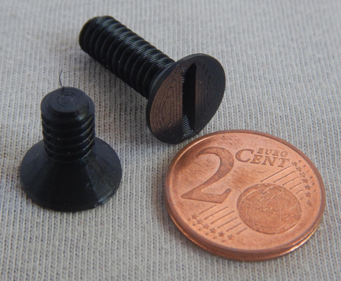 Stativschraube Kameraschraube 1/4 Zoll Senkkopf tripod screw countersunk head Fotogewinde