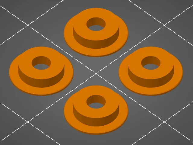 PLA 'Bearings' For The Cereal Container Filament Drybox