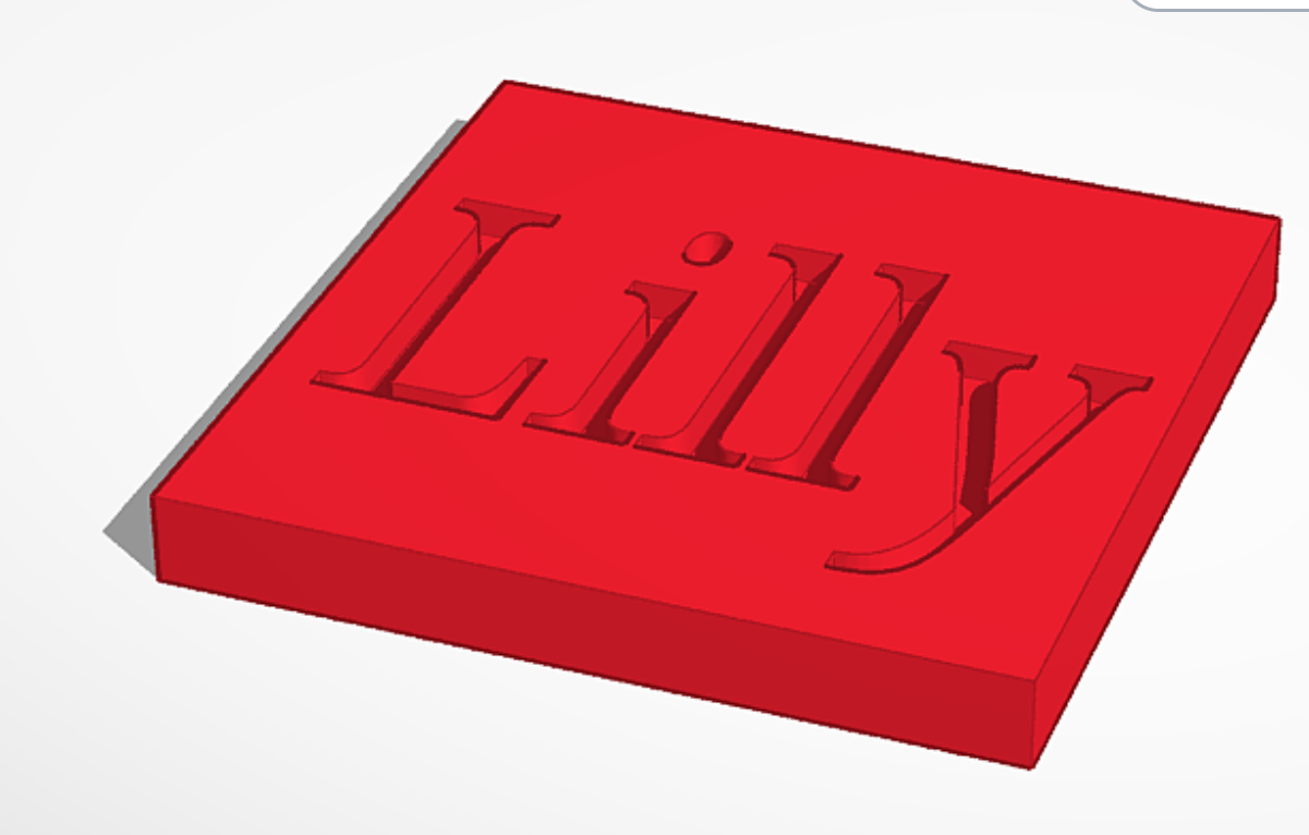 Lilly nameplate