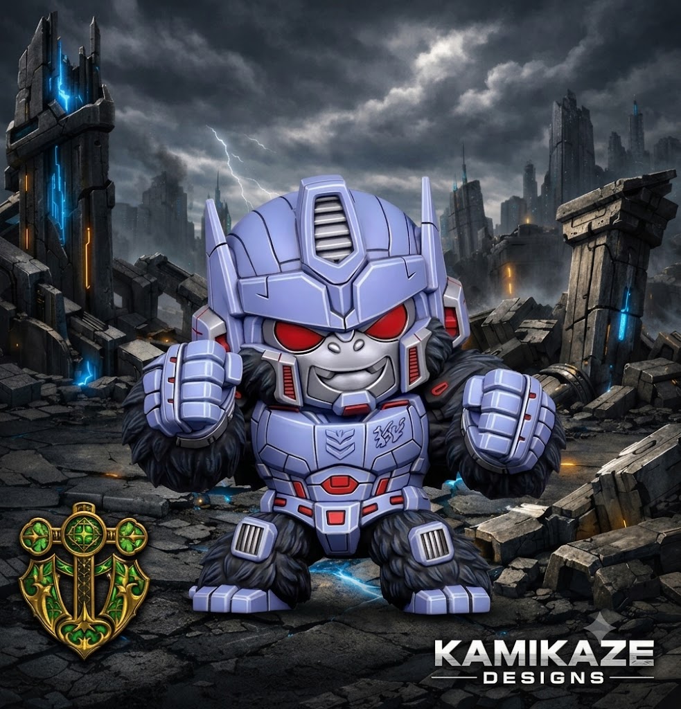 Optimus Primal Inspired Chibi