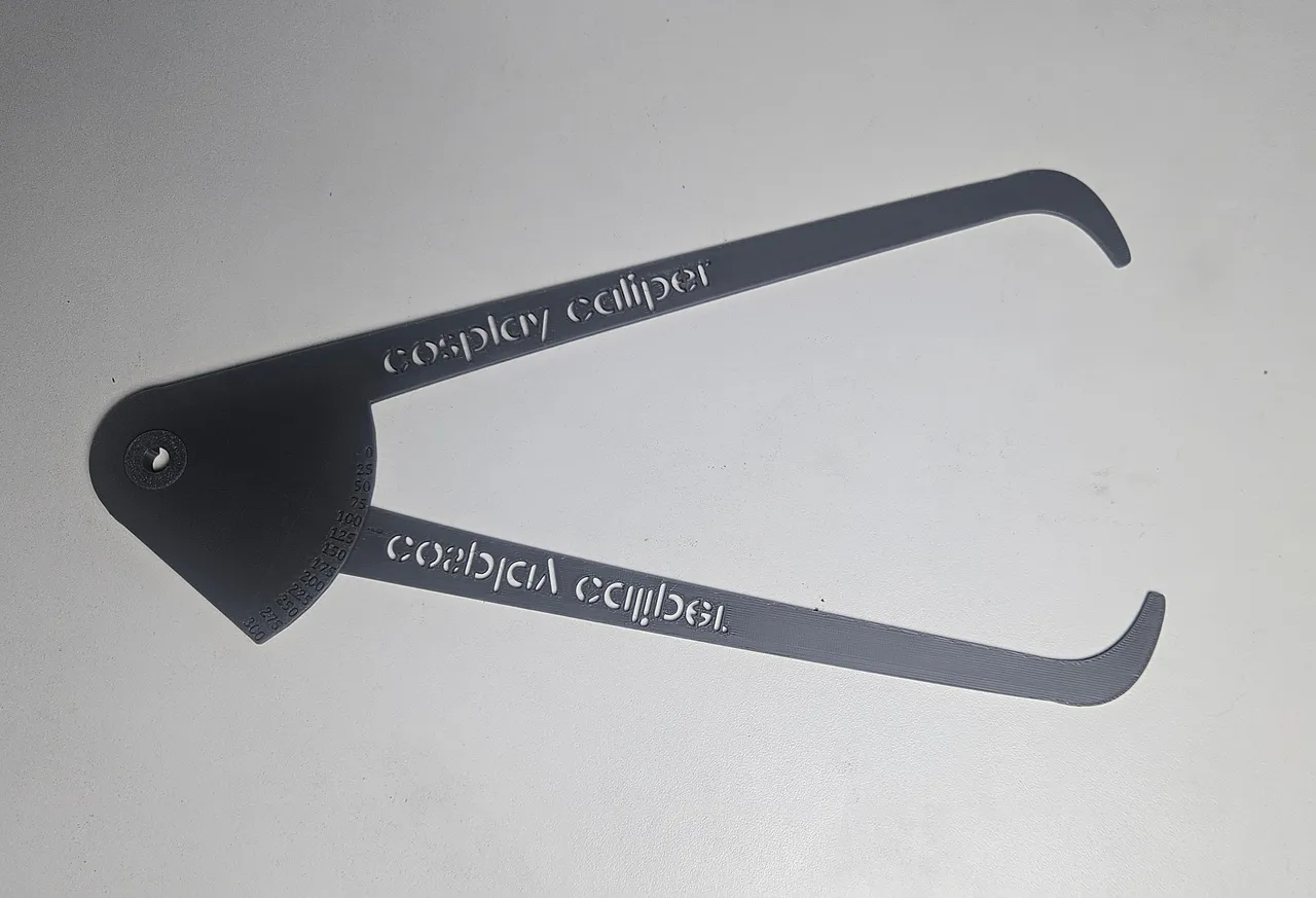 Cosplay Caliper Tool with built-in measurements – 2. kép