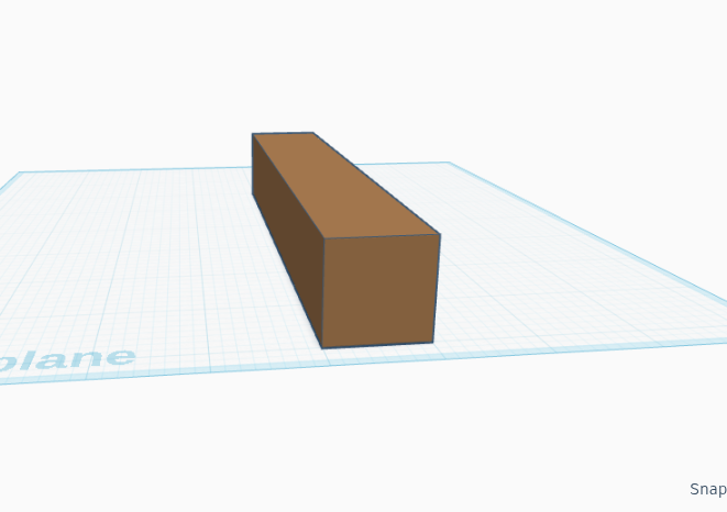 Wood Board Substitute (Building) 1X1X6
