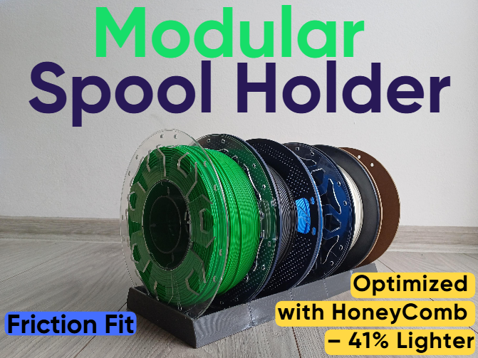 Modular Filament Spool Holder/Stand