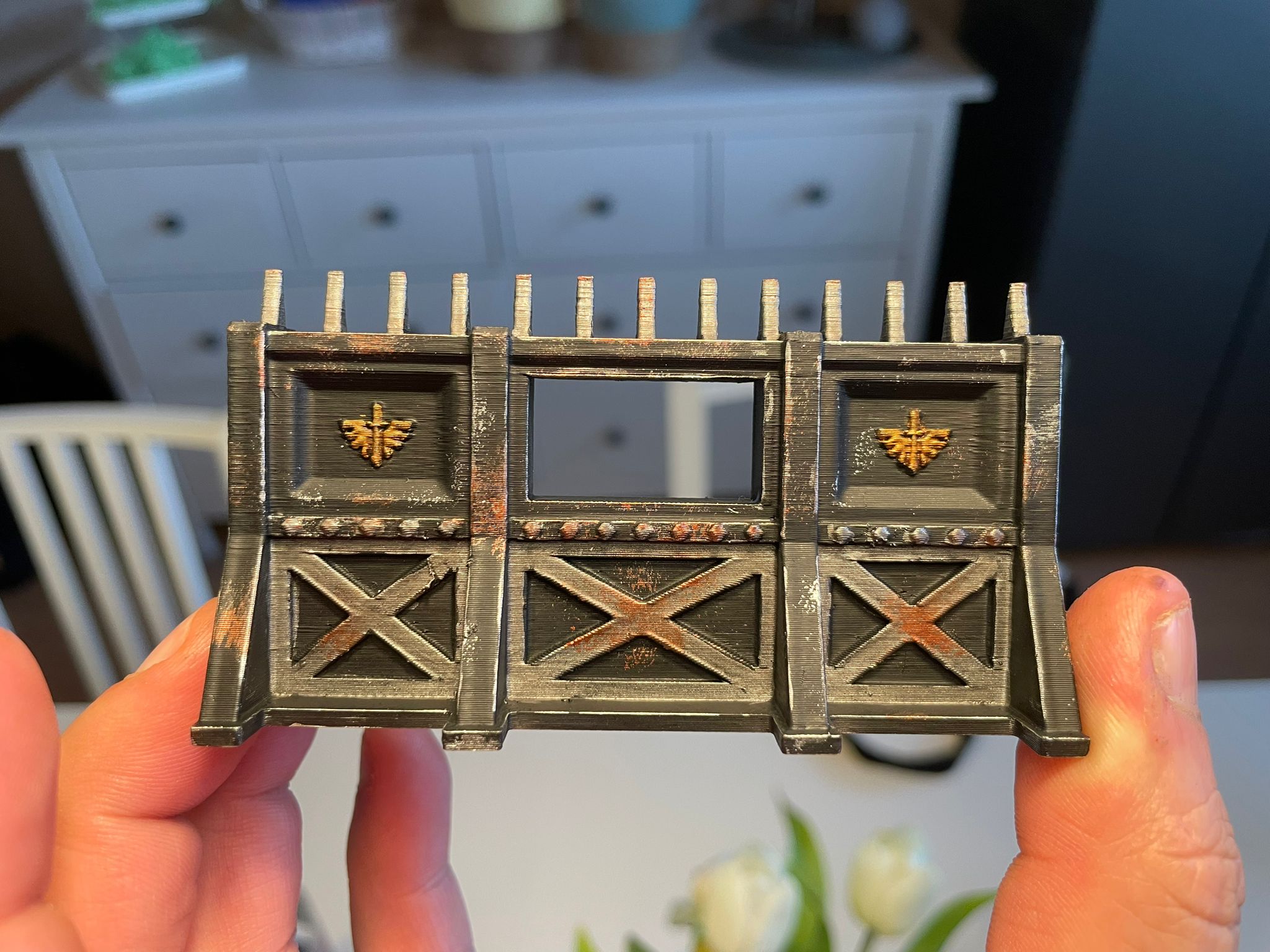 Magnetic Tabletop Warhammer Wall 3D model