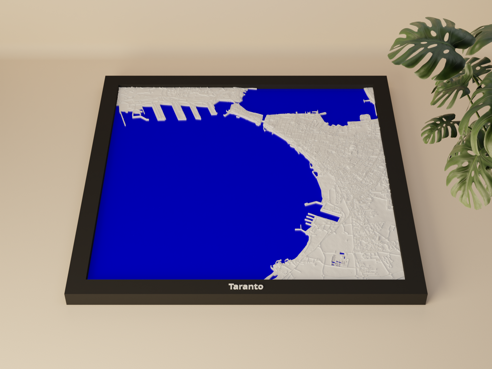 Taranto, Italy - 3D Miniature