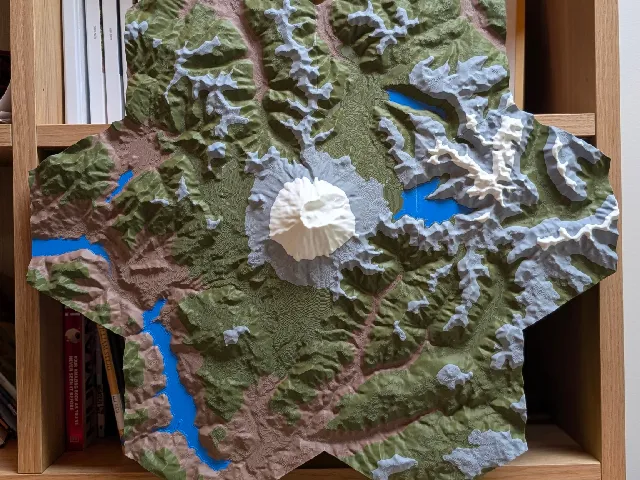 Mount Baker Wilderness Terrain model (TerrainMaker v1.17)