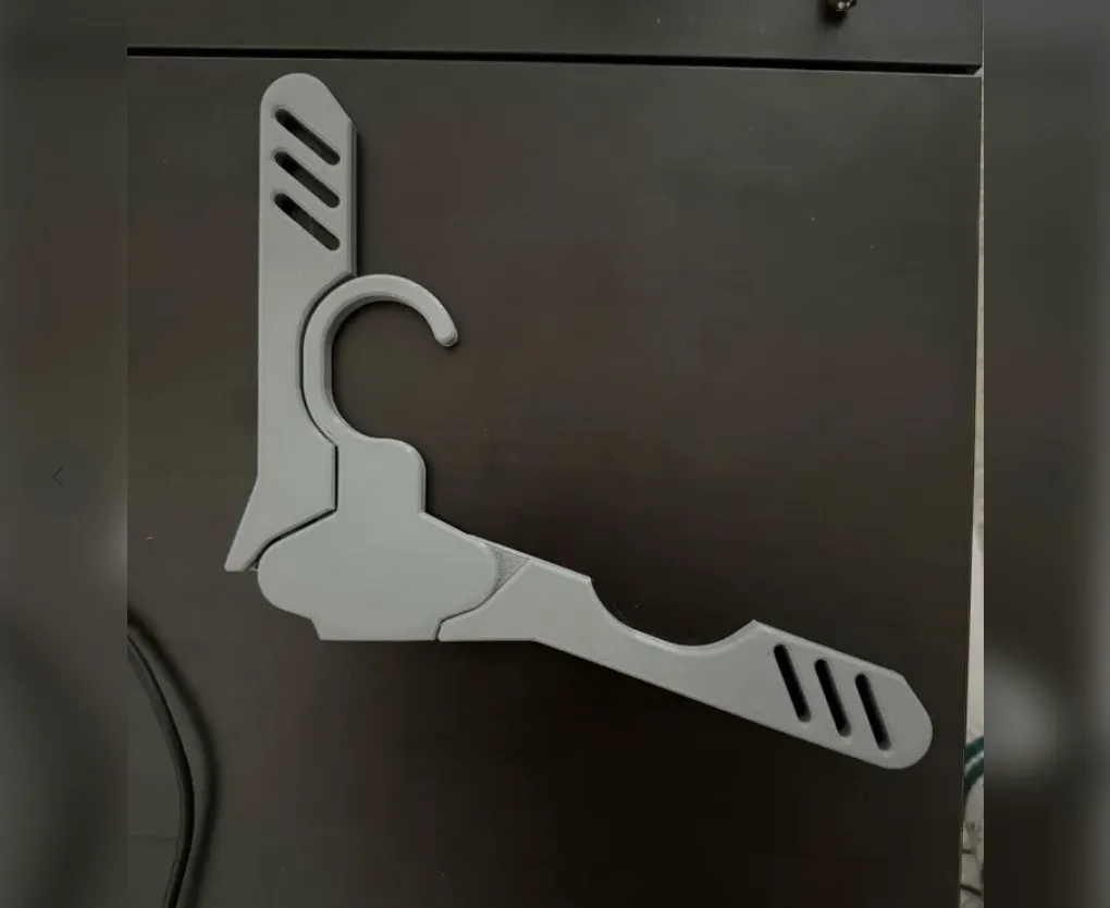 Foldable clothes hanger by Viser Download free STL model