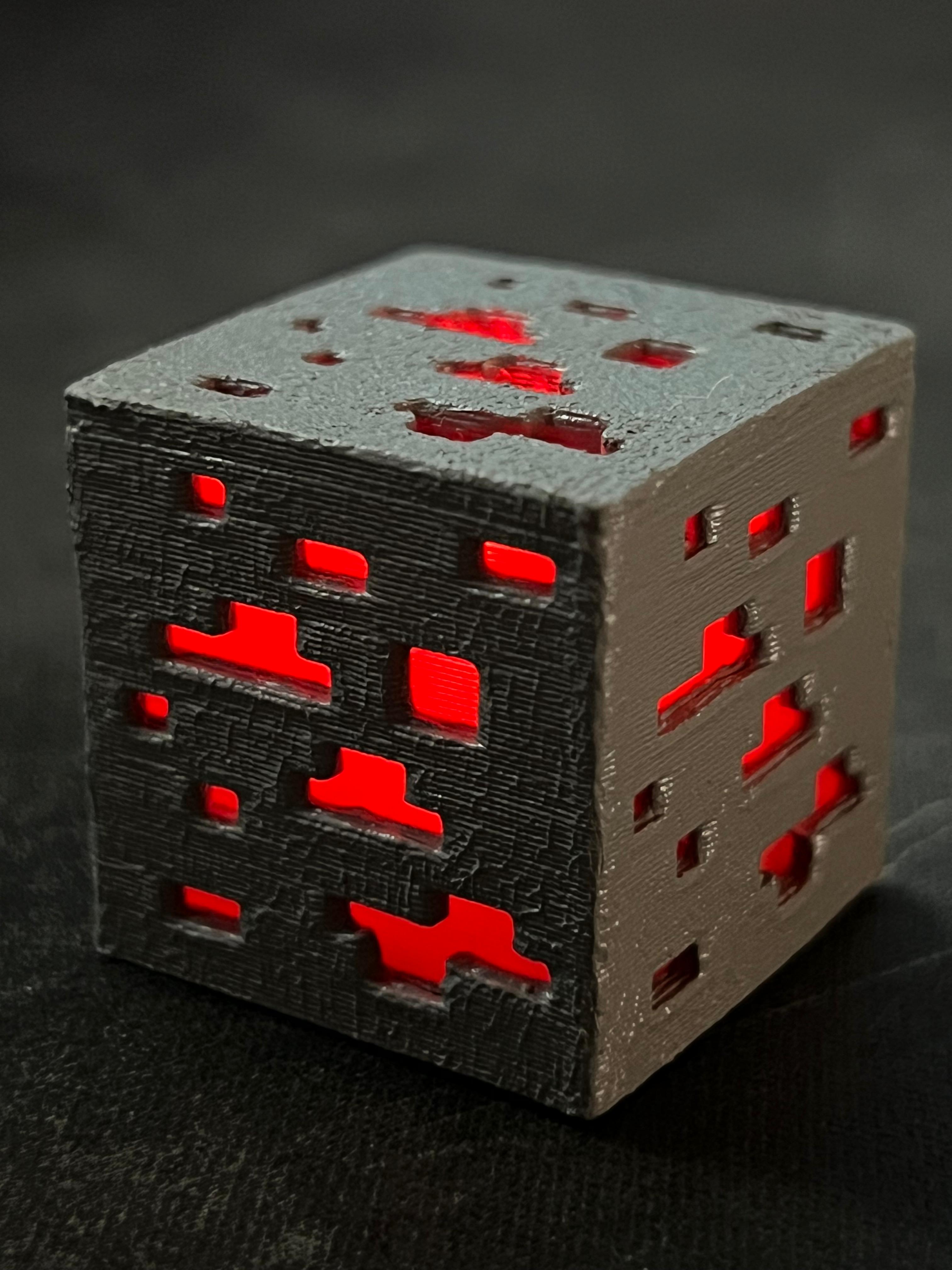 LED Minecraft Mini Ore Block