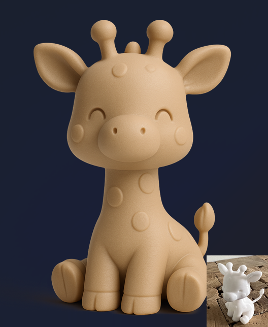 Cute Sitting Girafe