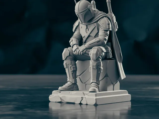 The Mandalorian - Contemplation Statue