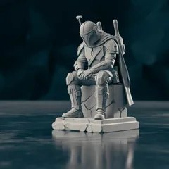 The Mandalorian - Contemplation Statue