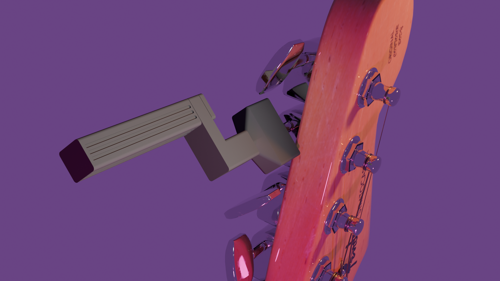 String Winder with Detachable Drill Head (Print-in-Place) 3D model