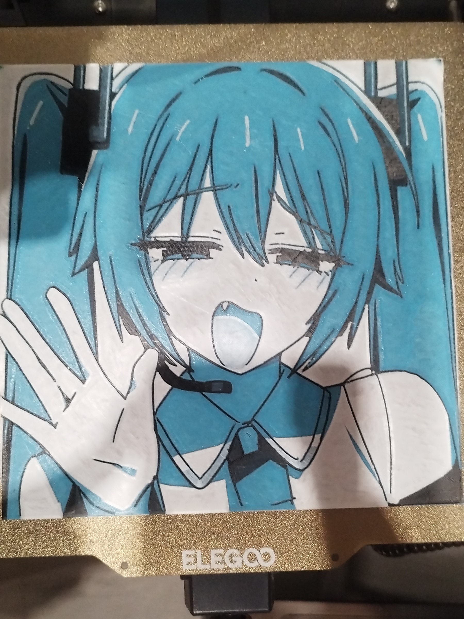 Hatsune Miku - 3 Color Panel