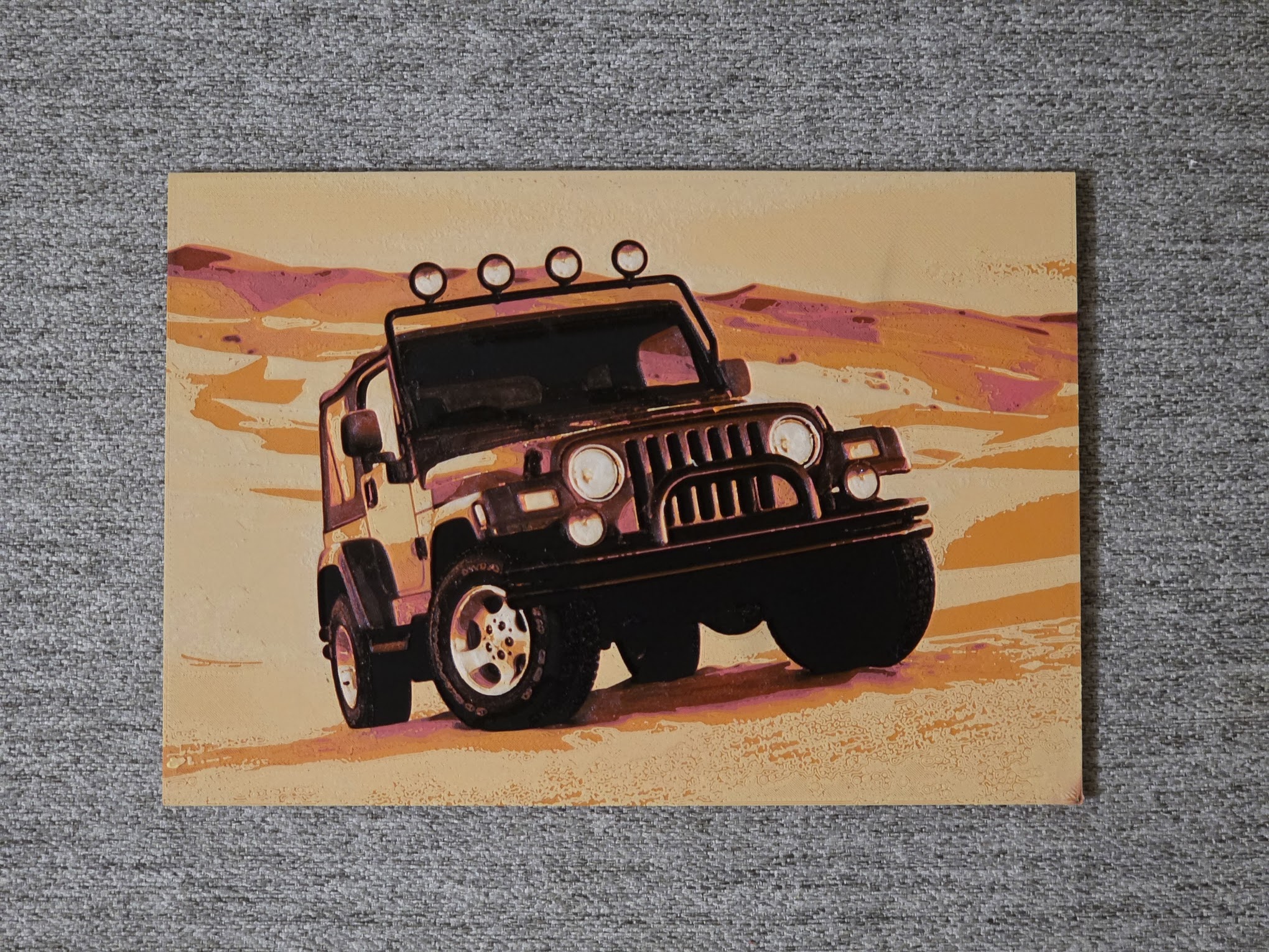 Stock Jeep Wrangler TJ hueforge