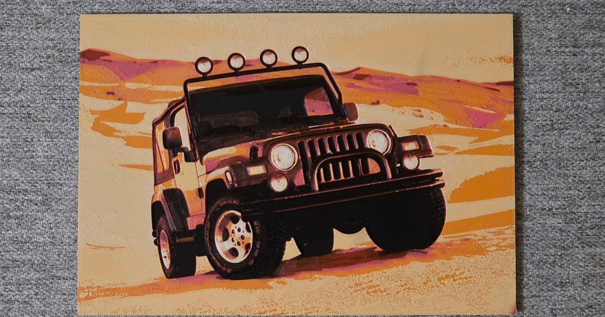 Stock Jeep Wrangler TJ hueforge by jonnyjeepington