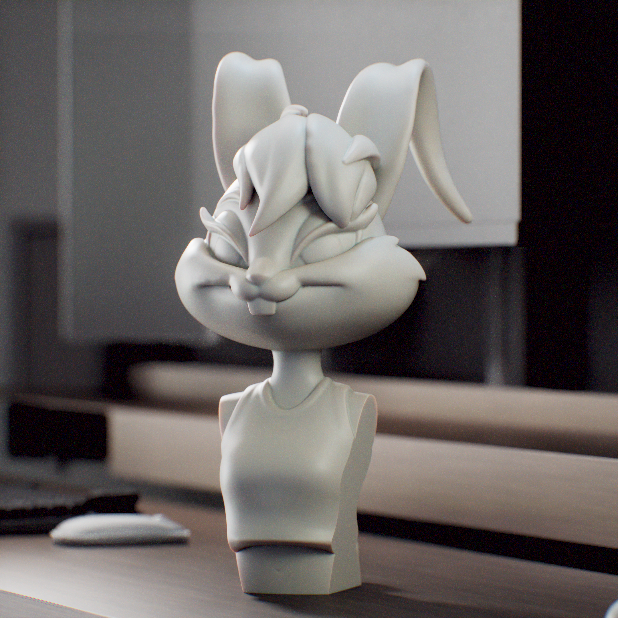 Lola Bunny Bust Looney Tunes - Print By Parts - Busto de Lola Bunny - Bugs Bunny