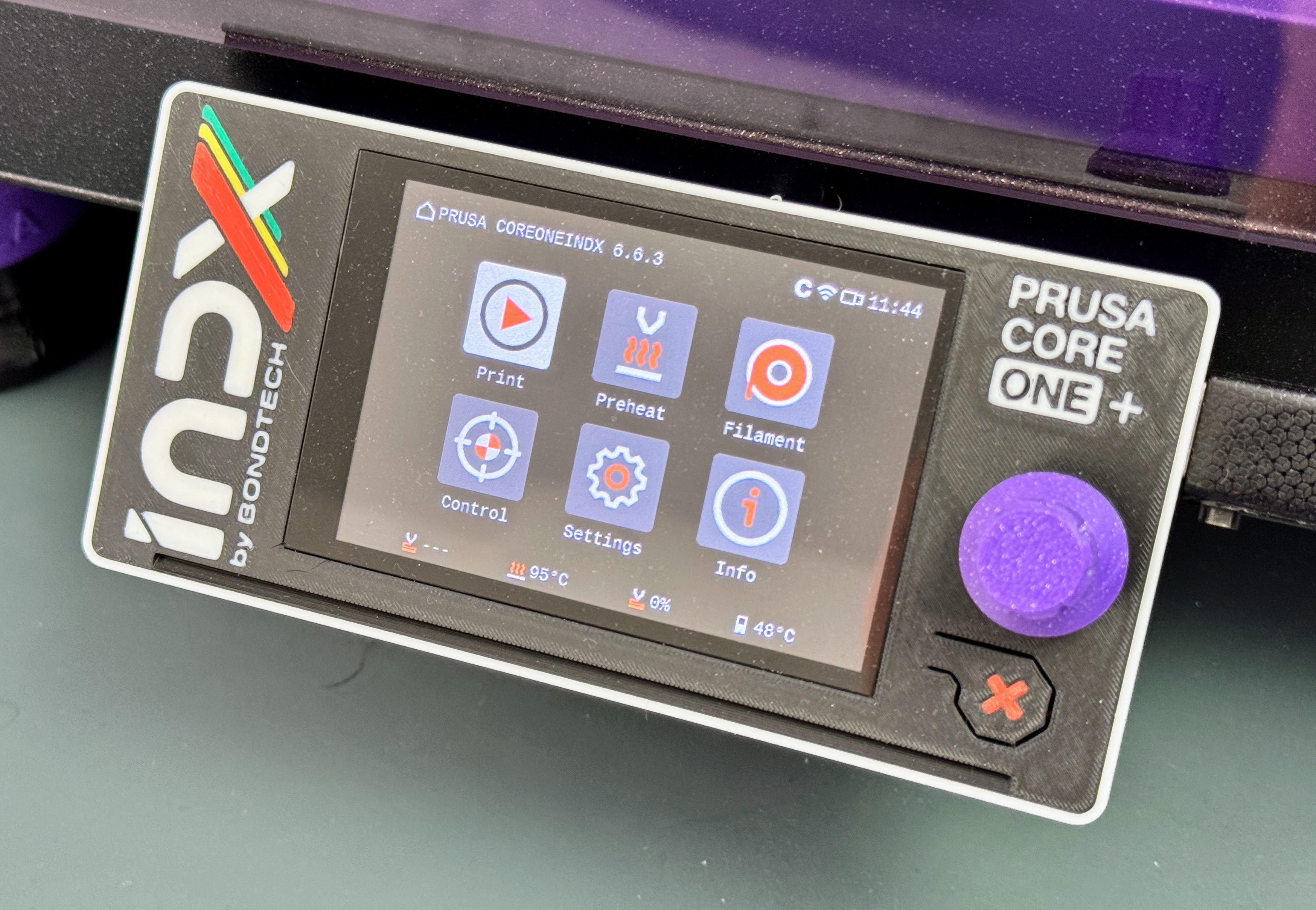CORE One x INDX - xLCD display cover (Updated)