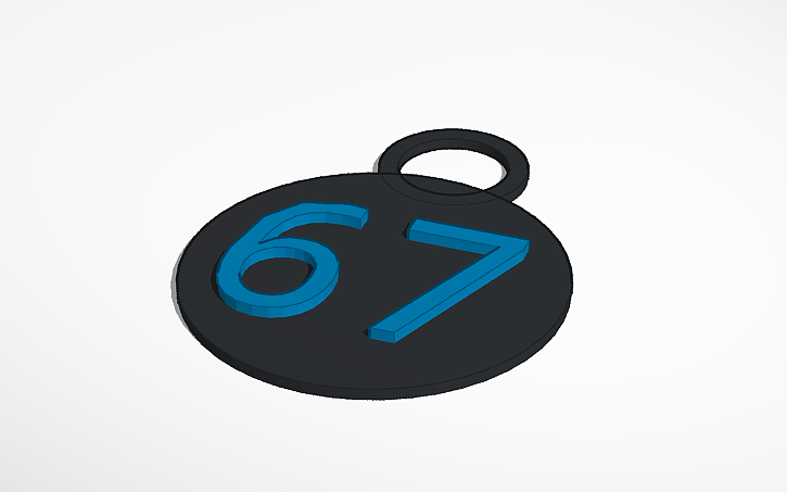 67 Keychain ;}