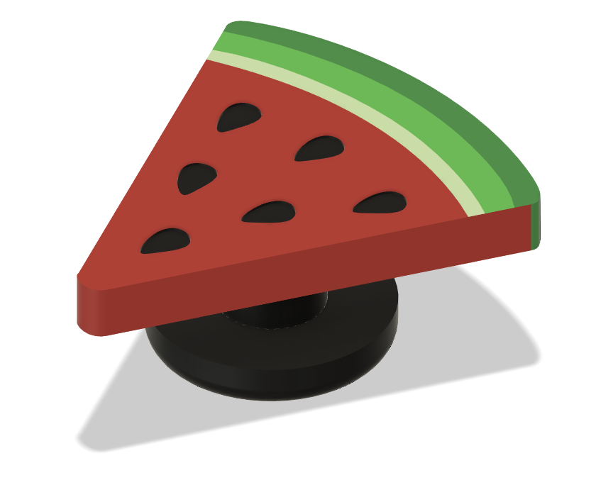 Watermelon Croc Charm