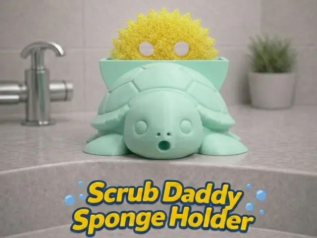Coral the Sea Turtle Scrub Daddy Holder