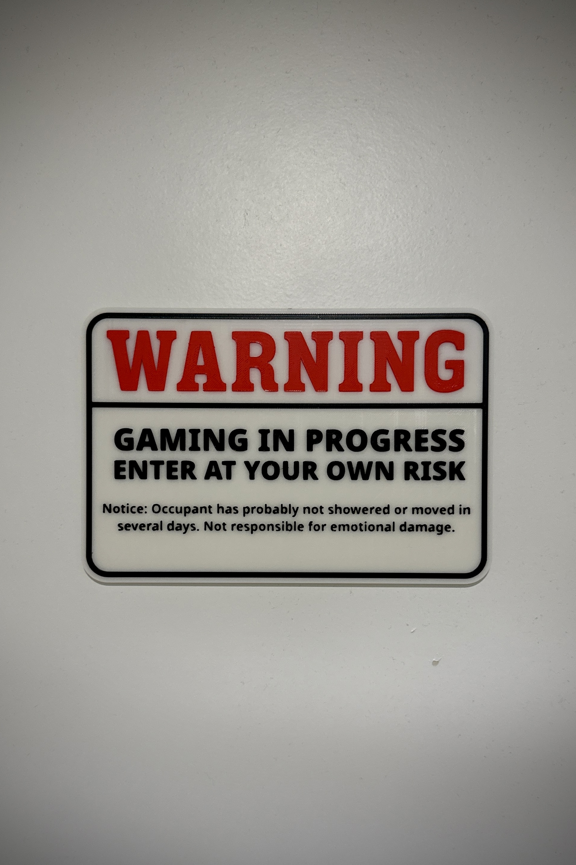 Gamer Door Sign