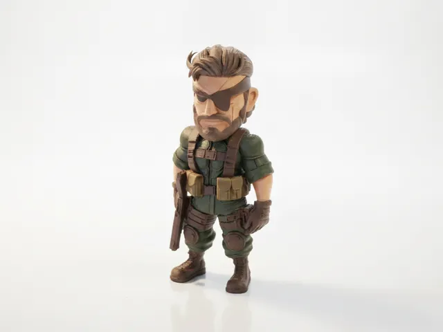 Big Boss Military Figurine 3D Printable