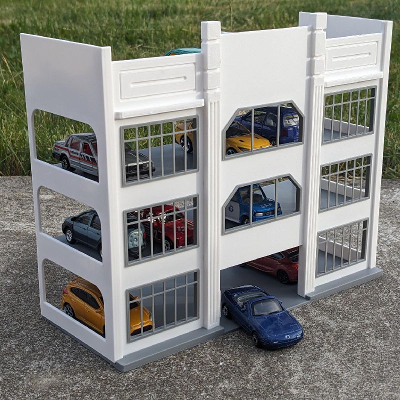☆ 1/64 Creative Garage Board ③ ☆ 1/64 Creative Garage Board ③ 1:64 Scale - Blue 3 Car