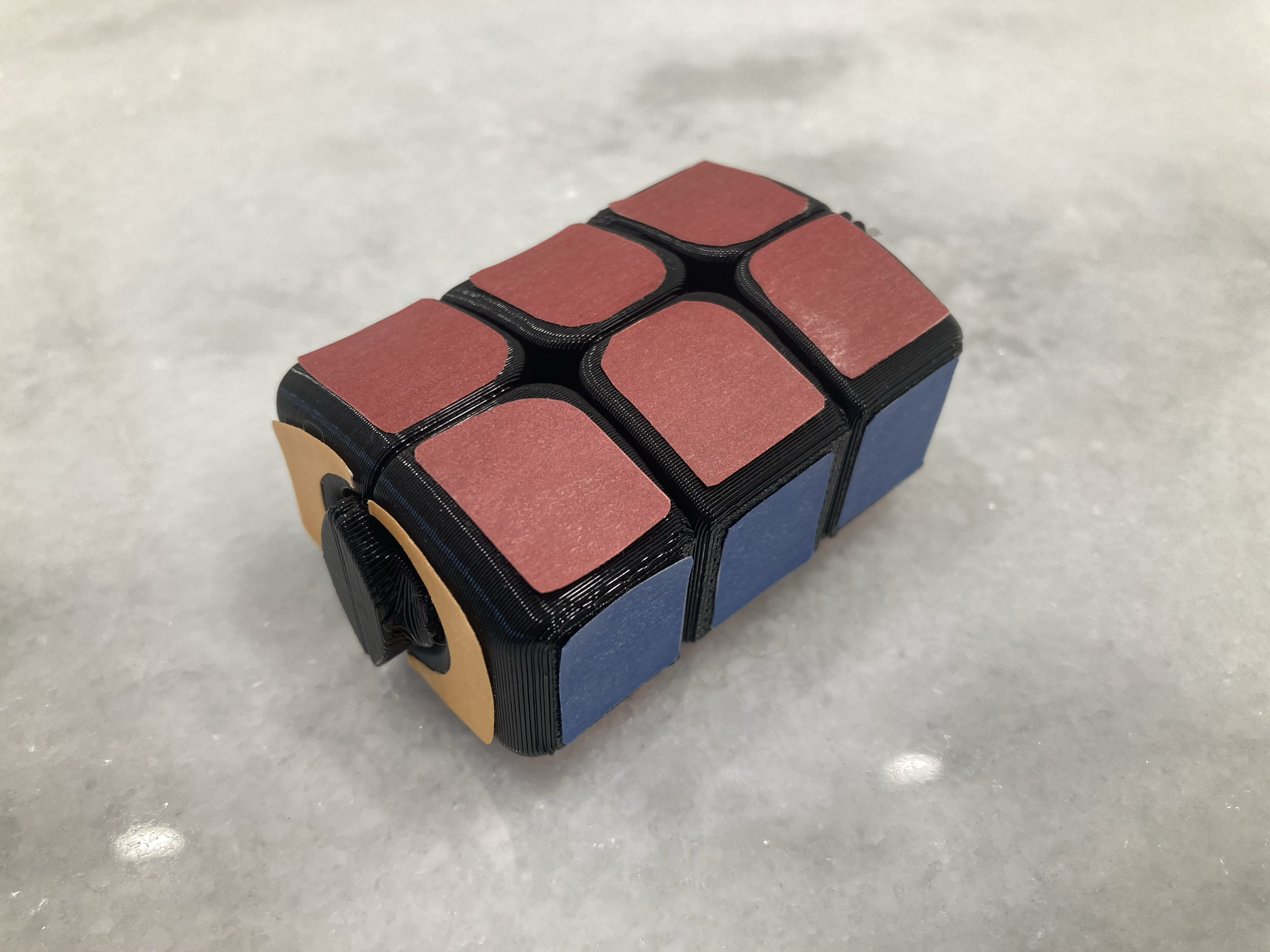 Sliding 1x2x3 V3.1- 3x3mm Magnets