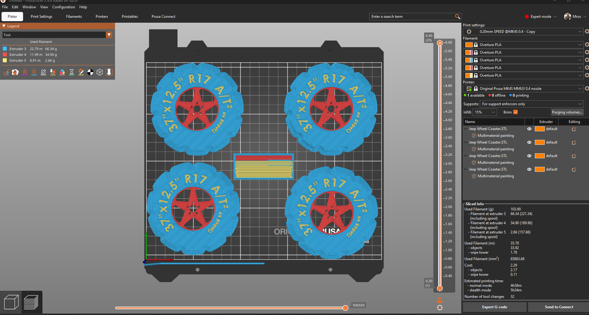 Wheel Coaster Set (Work in progress) 3D model