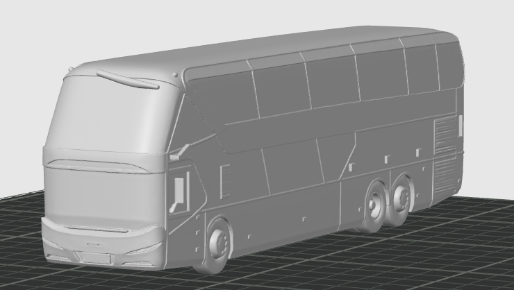 Modern Double-Decker Coach Bus
