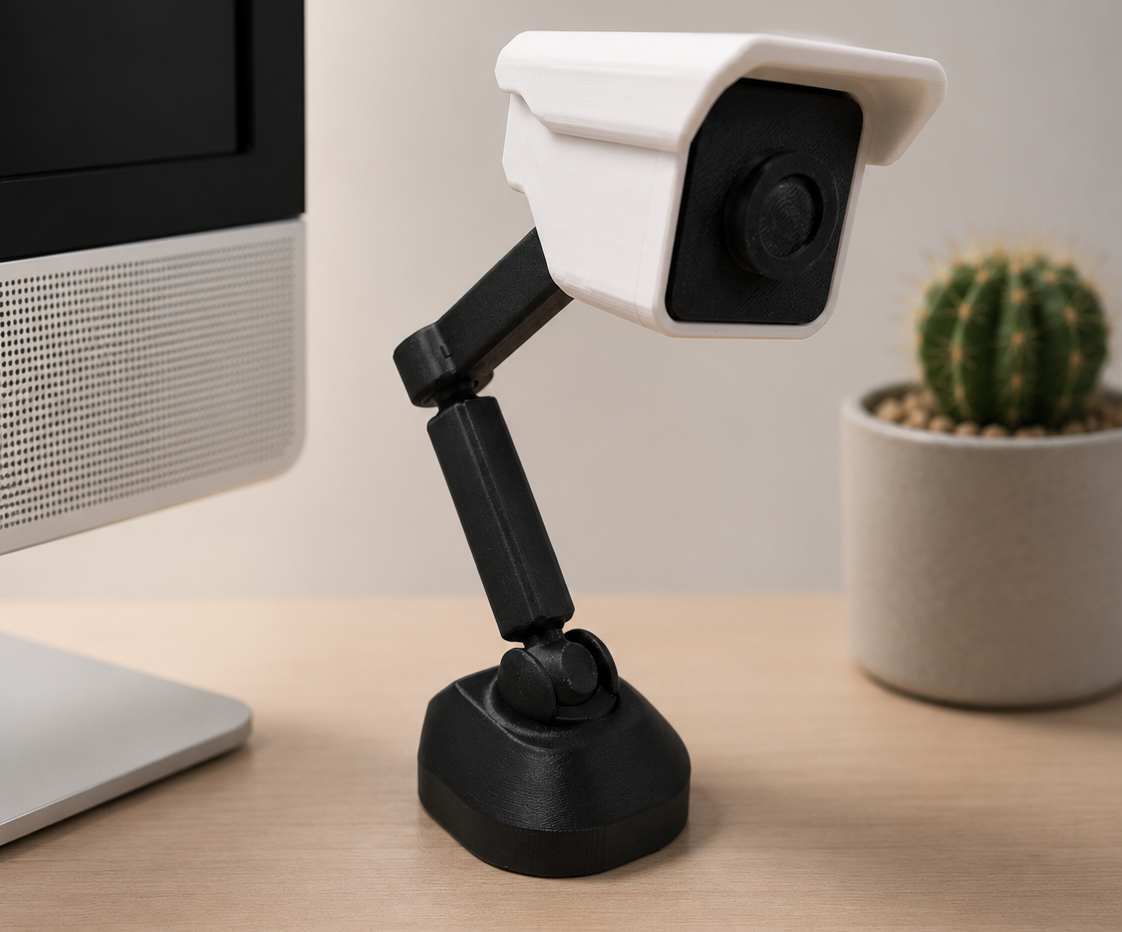 CamoD — Decorative 3D Printed Monitor Camera