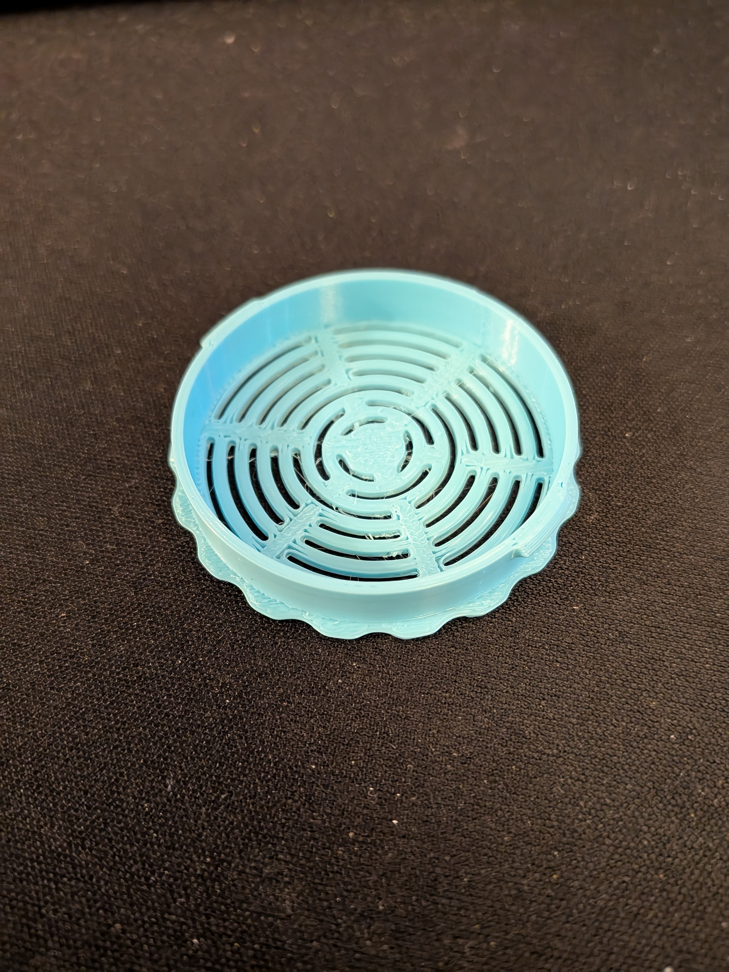 Super fast silica gel desiccant spool container - Lid Remix (tighter fit) for thinner walls (0.2)