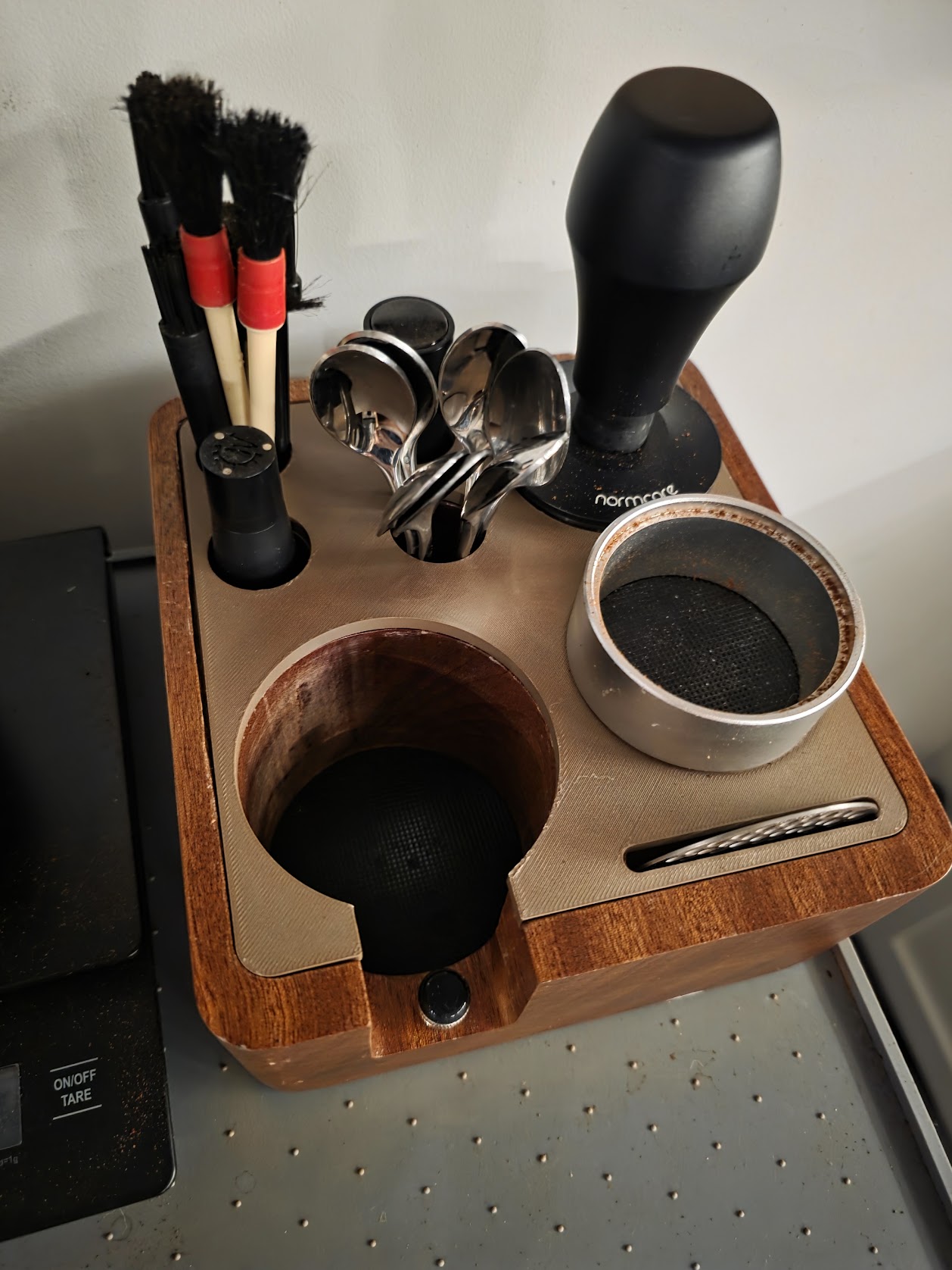 NMW Earthmone Espresso Tamping Station Replacement Inset Plate