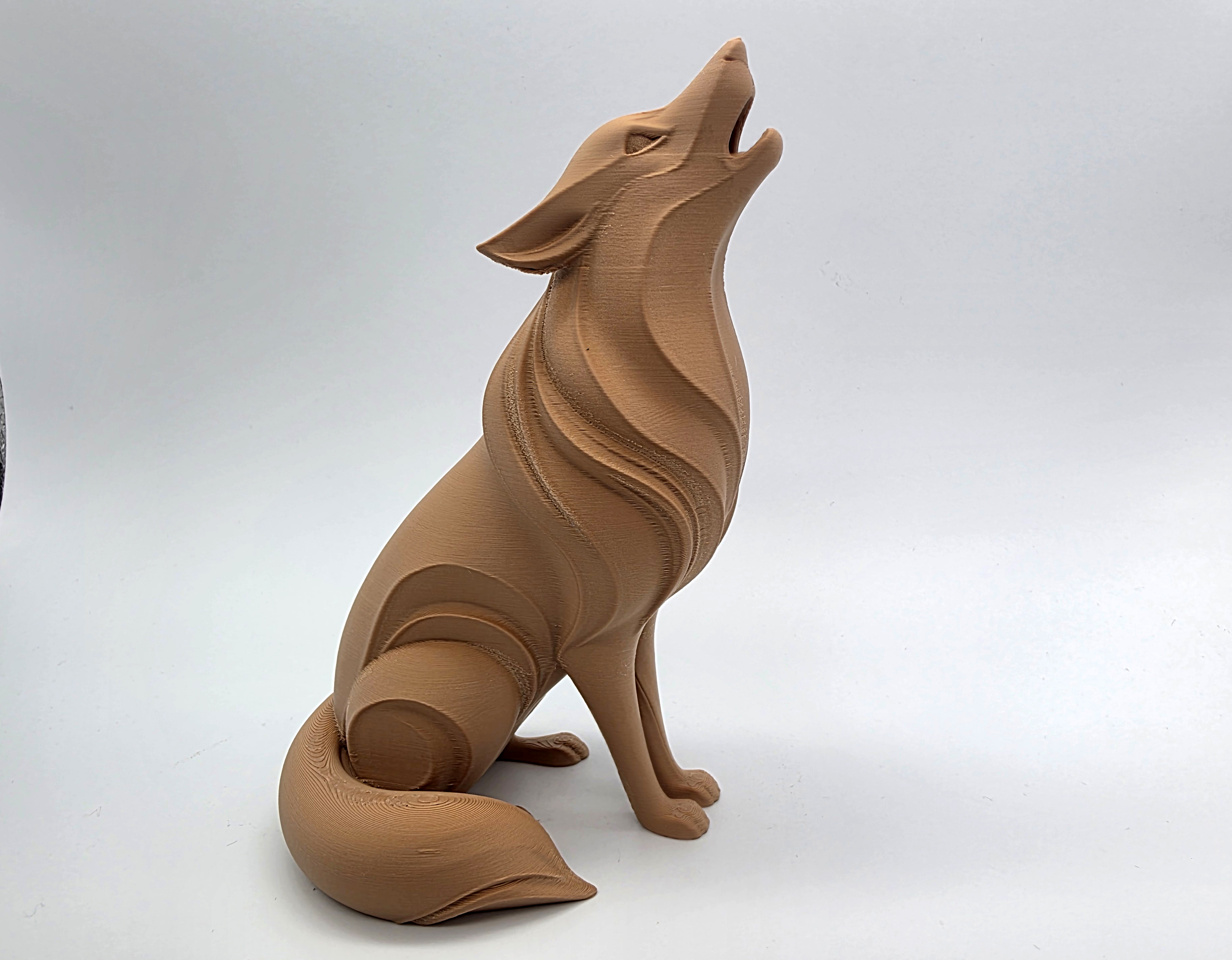 Miniatura 7 do modelo 3D Howling Wolf Totem