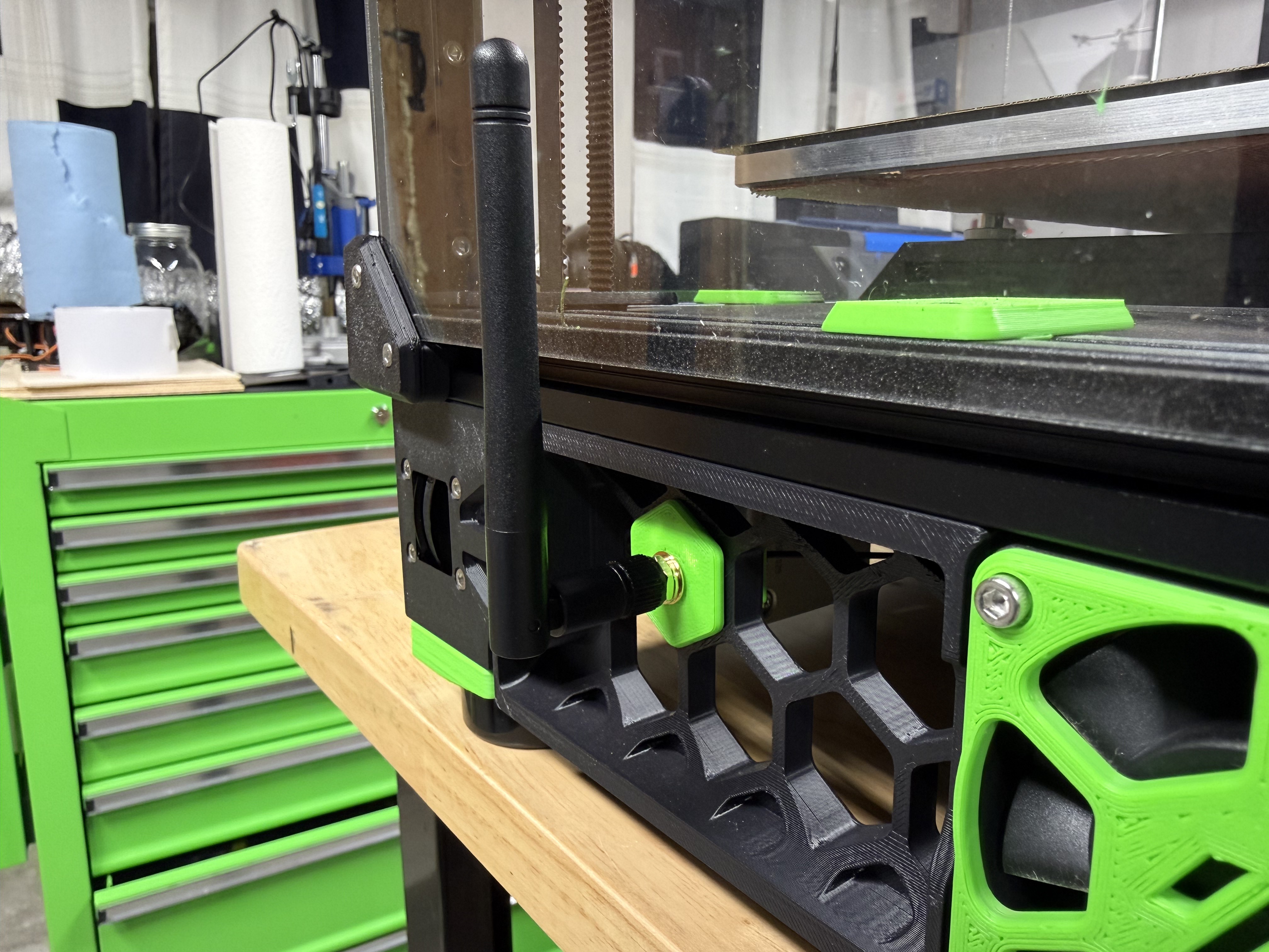 RP-SMA/WiFi Antenna Voron Skirt Insert 3D model