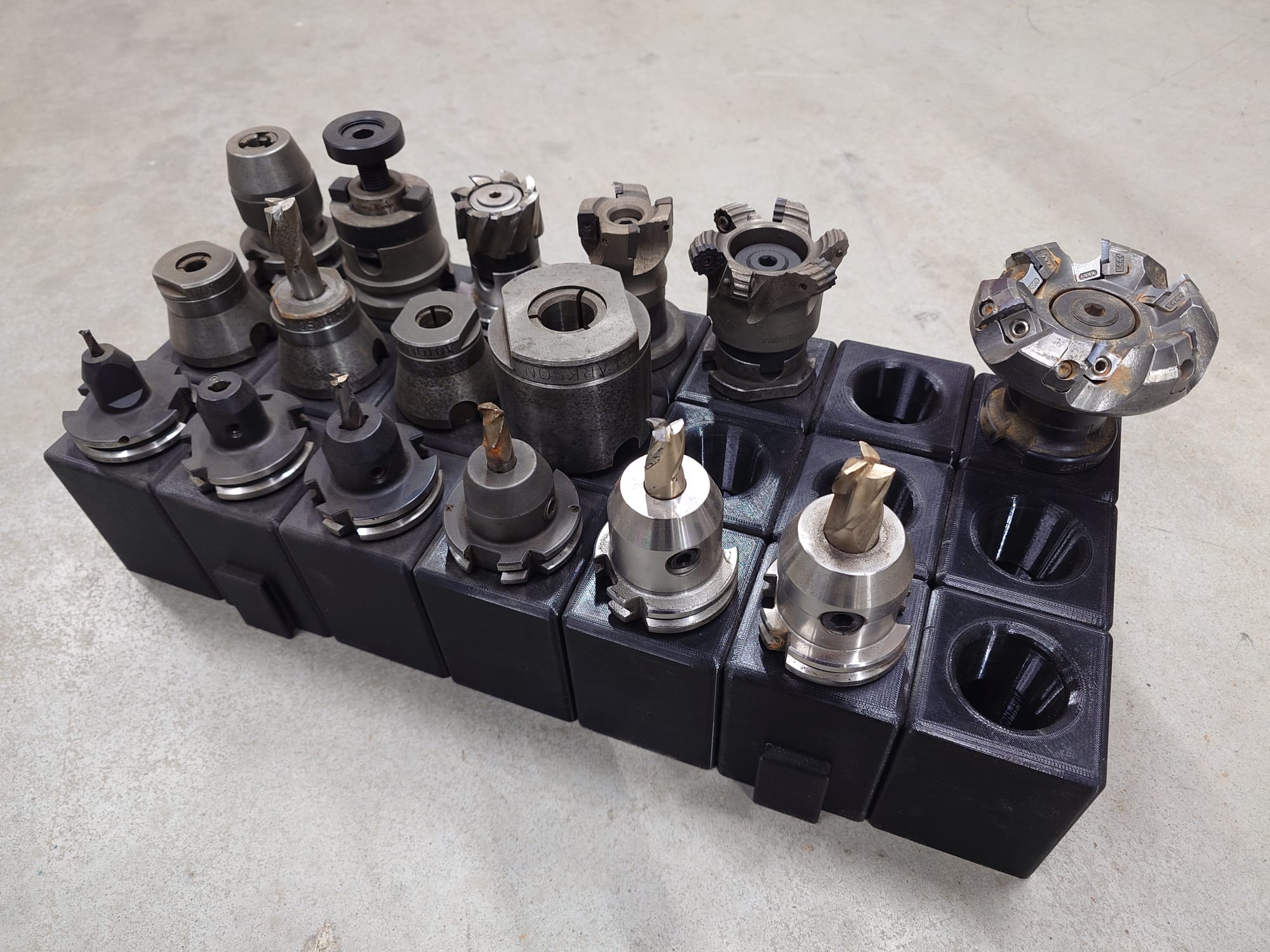 Modular SK40 Mill tool rack