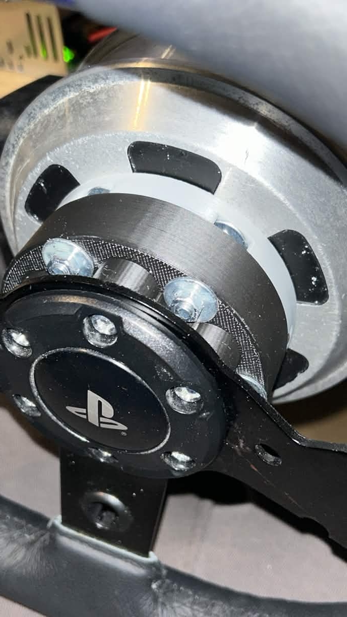 70mm to logitech 55mm wheel hub adapter