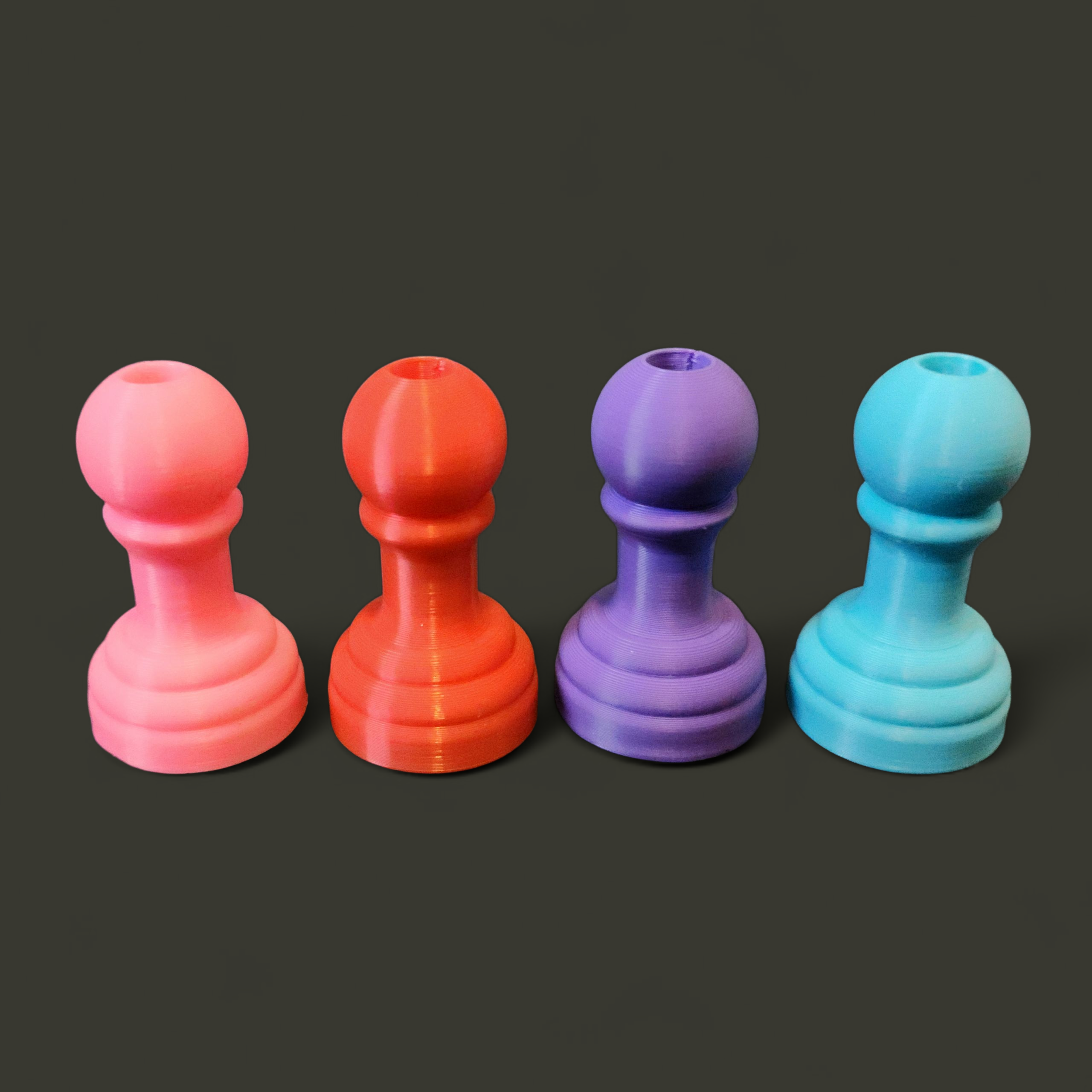 Game Pawn with hole