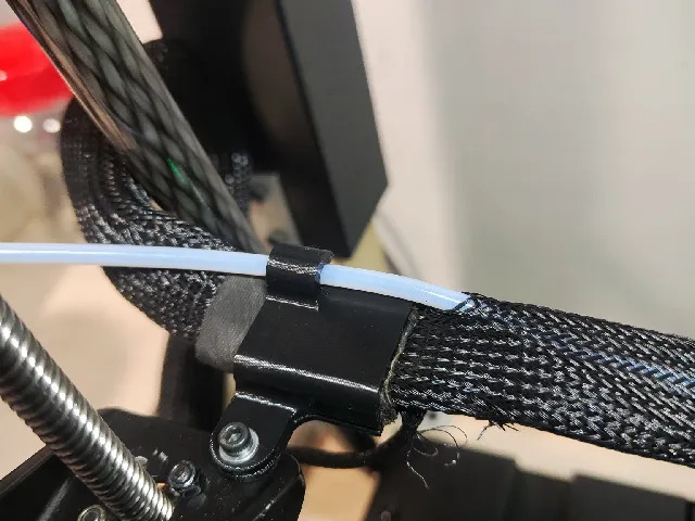 Cable holder for Artillery X4 PRO with ptfe tube mount