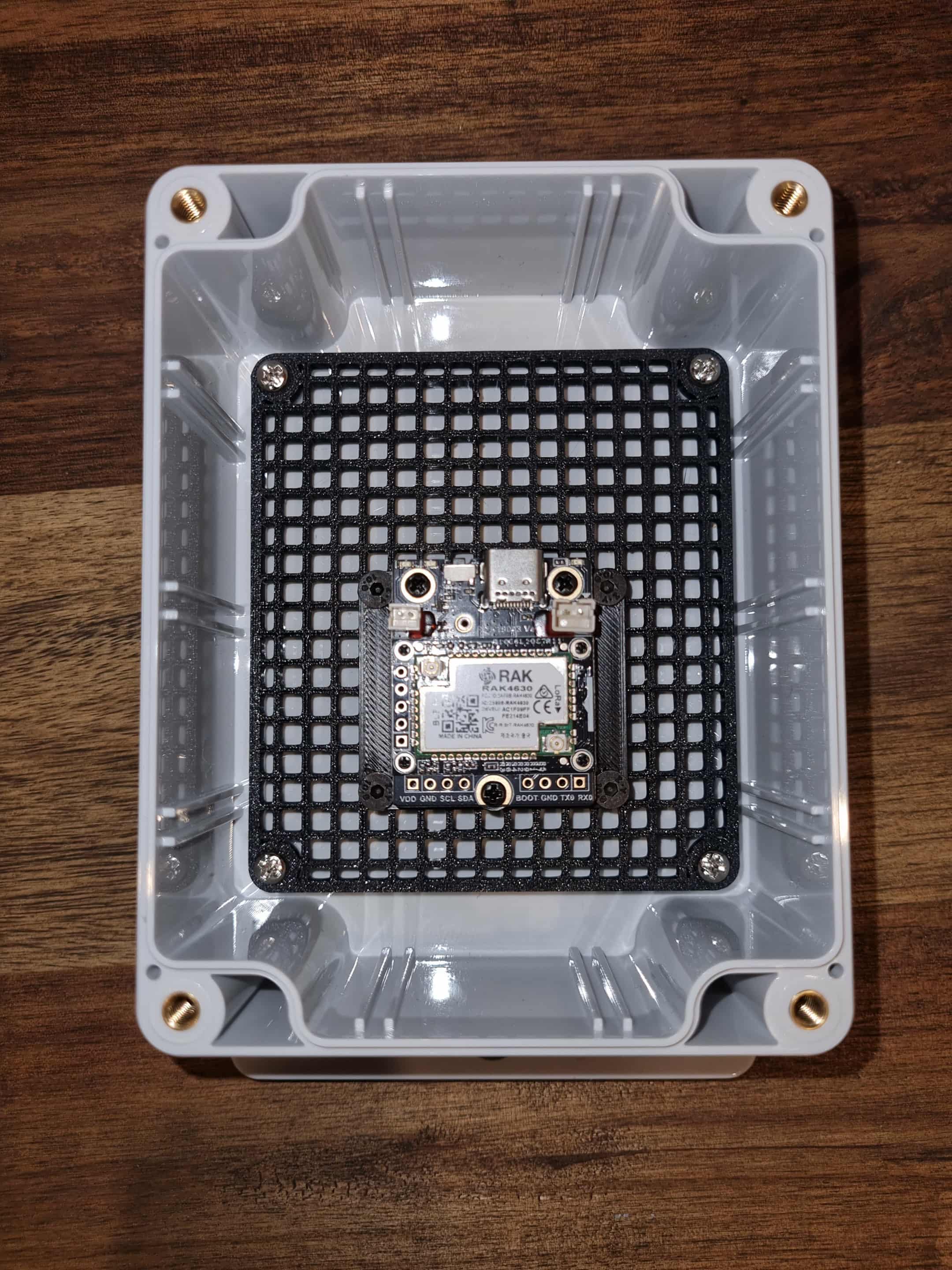 Mounting Grid for Jaycar Enclosure HB6217