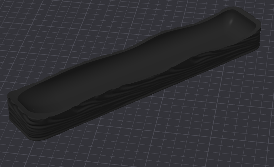 Extra wavy incense holder 3D model