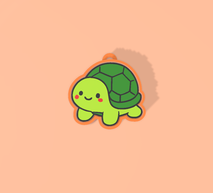 Miniatura 3 do modelo 3D Kawaii Turtle Clicker