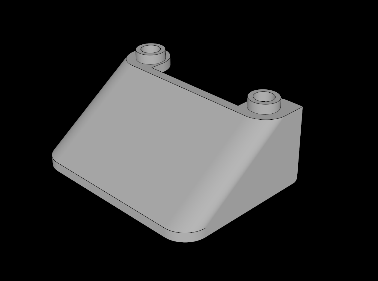 Lego Compatible (57783.dat) Windscreen  3 x  4 x  1.333